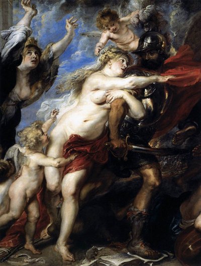 戦争の結果（詳細） 作： Peter Paul Rubens